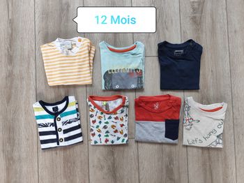 Lot tee shirt manches courtes