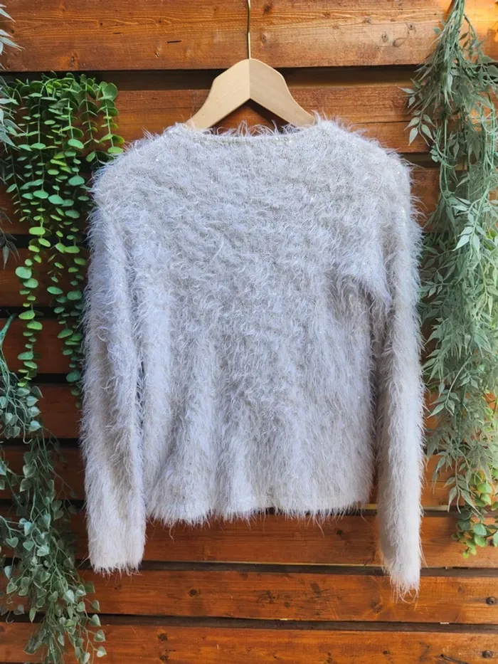 Pull fille In Extenso 14 ans Effet duveteux & sequins - photo numéro 2