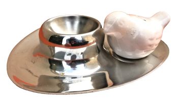 Années 1960 Space Age Design  Coquetier / Salière