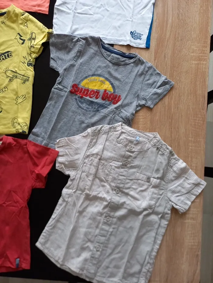 Lot de 6 tee-shirts garçons 4 ans - photo numéro 3