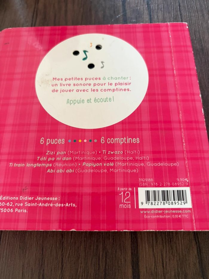Livre sonore “Zizi pan” Comptine créole - photo numéro 5