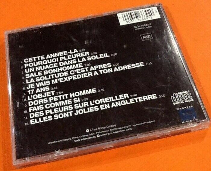 Album CD Claude François Cette Année-là (1998) - photo numéro 3