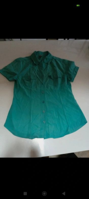Chemise manches courtes femme Spot rétro vintage taille 40