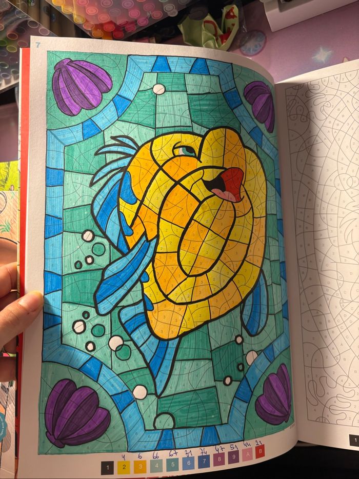Coloriage mystère hachette - photo numéro 4