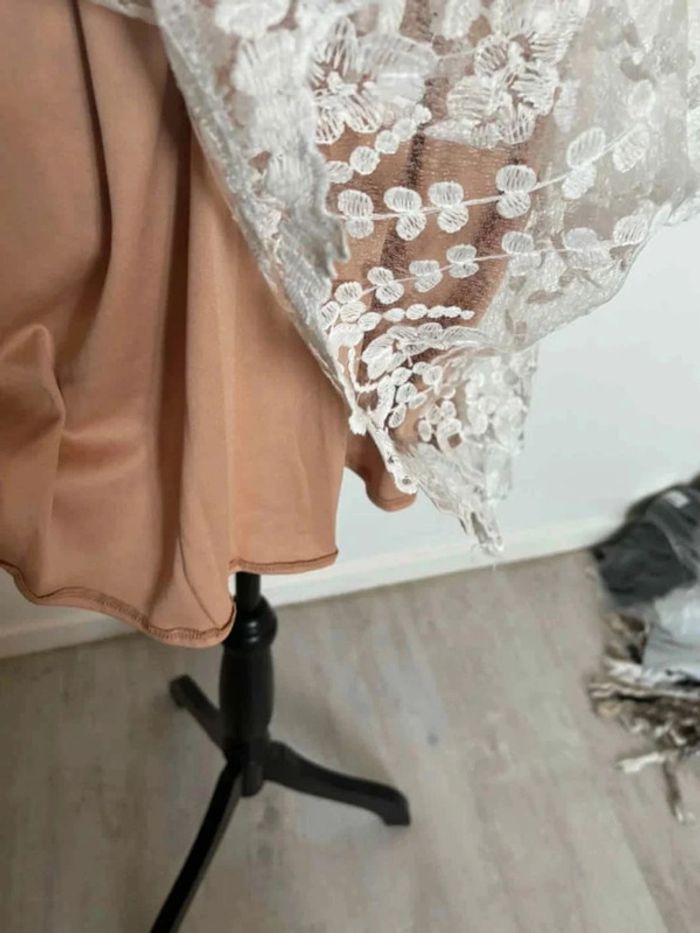 Robe courte en dentelle blanche 36 - photo numéro 7