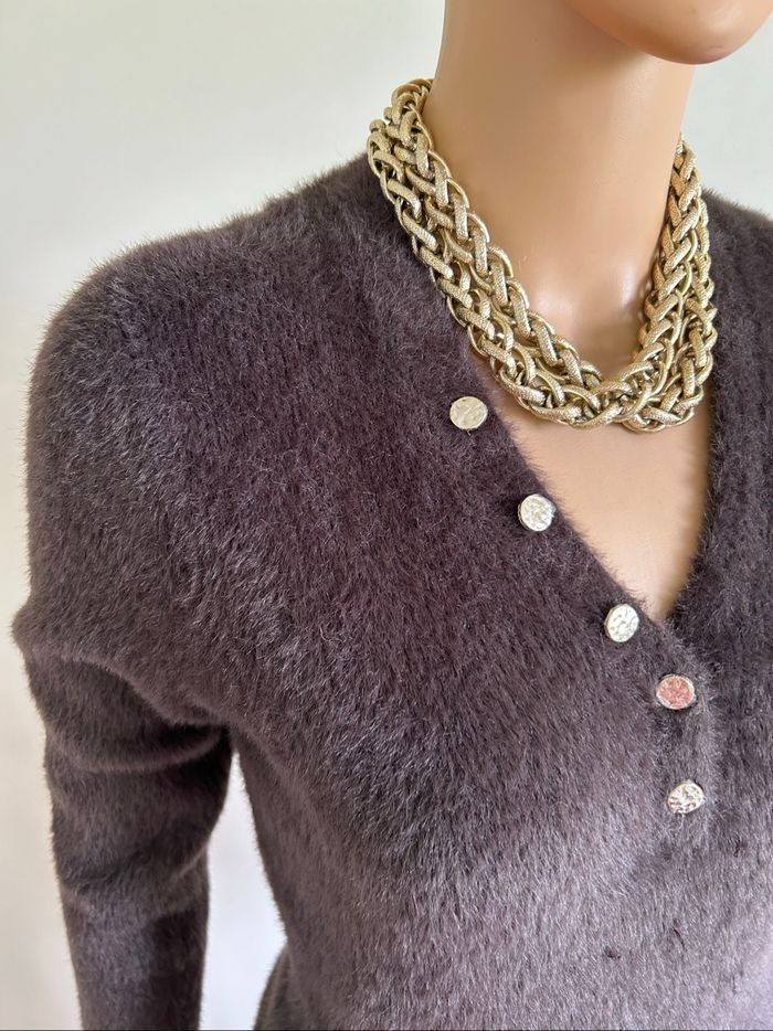 Pull marron tout doux Morgan taille XS jamais porté - photo numéro 4