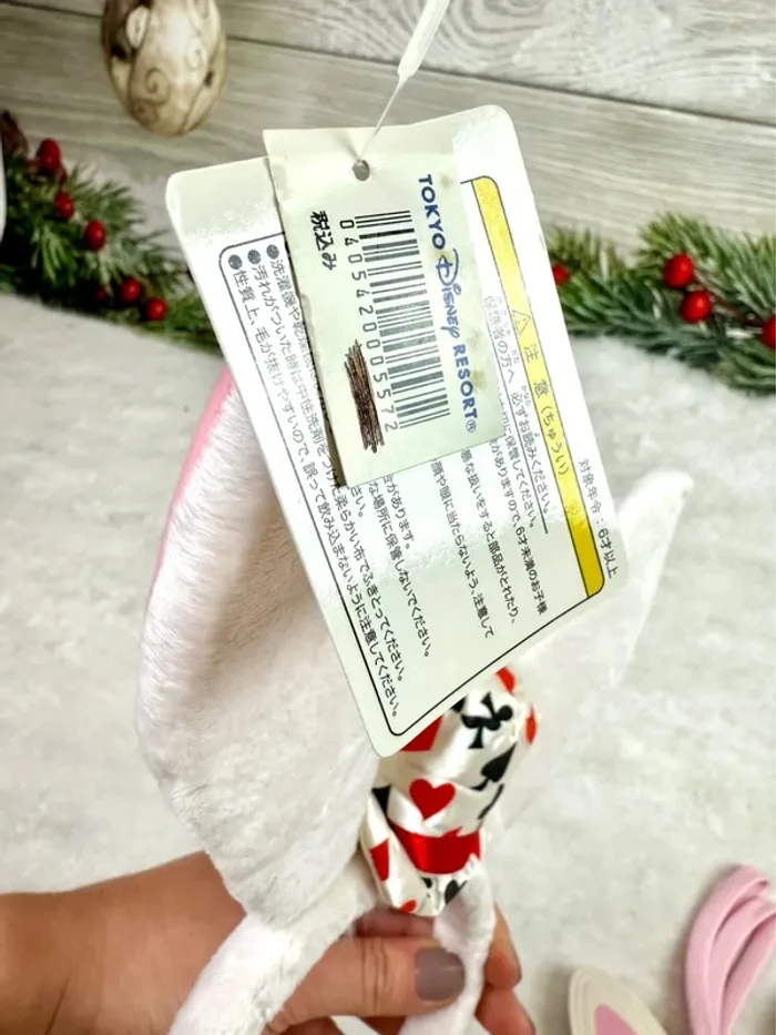 Ensemble Ears (serre-tête) et sacoche Disney Lapin Blanc Alice - Tokyo Disneyland - photo numéro 15