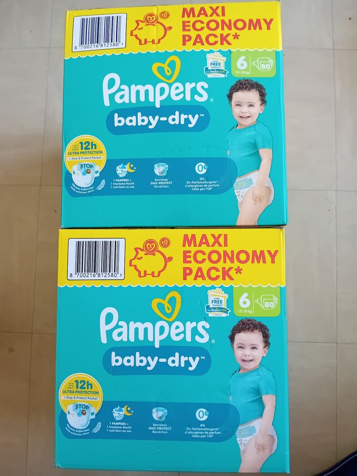 2 pampers maxi economy pack baby dry T6. - photo numéro 4