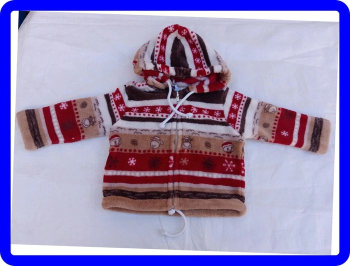 Veste polaire Noël 6 mois