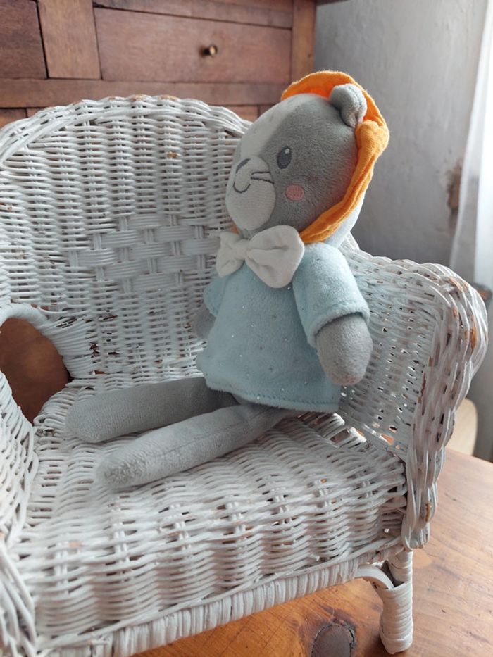 Peluche doudou lion Mots d'enfants Leclerc - photo numéro 4