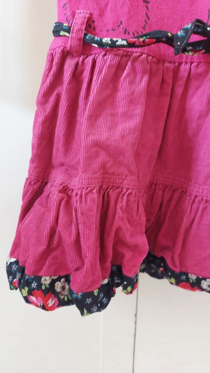 Robe fuchsia manches longues - photo numéro 2