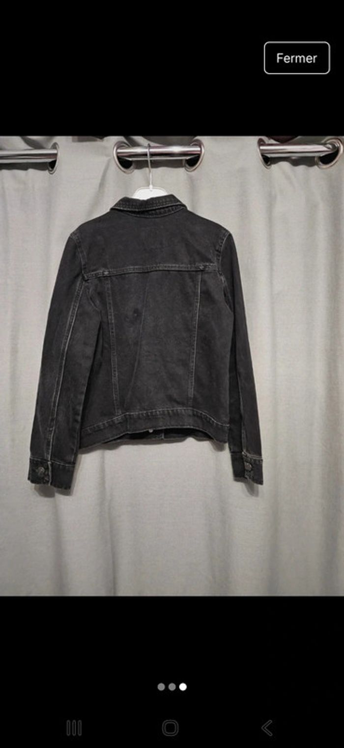 Veste jeans noir - photo numéro 3