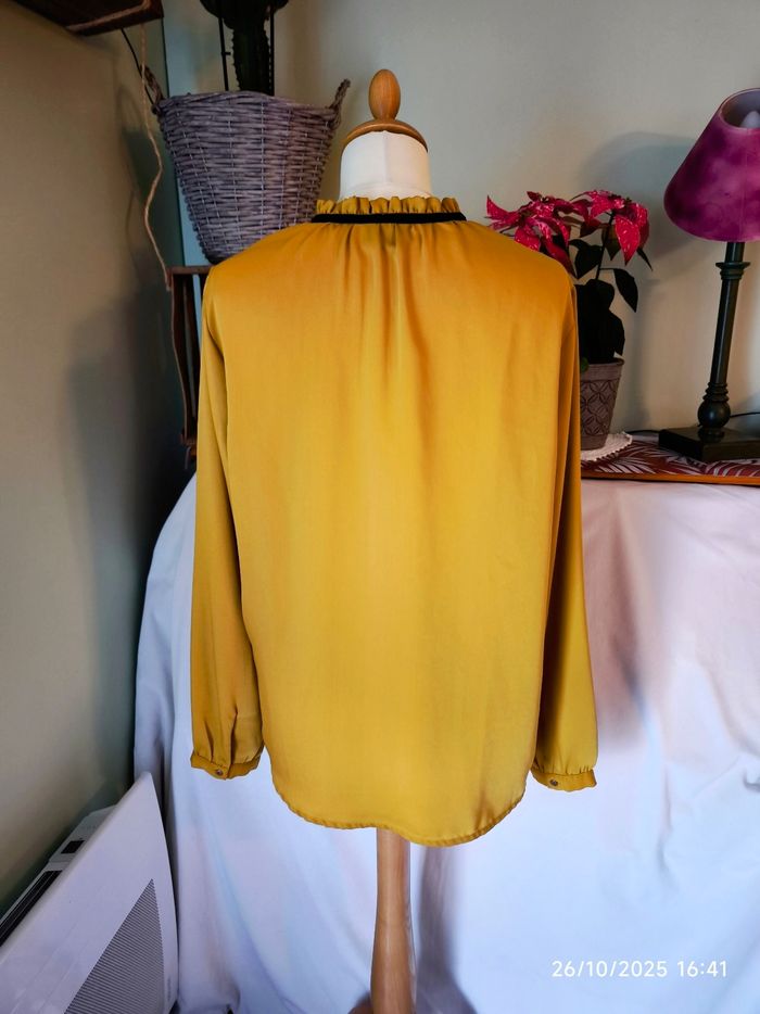 Blouse moutarde VEROMODA 40 - photo numéro 3