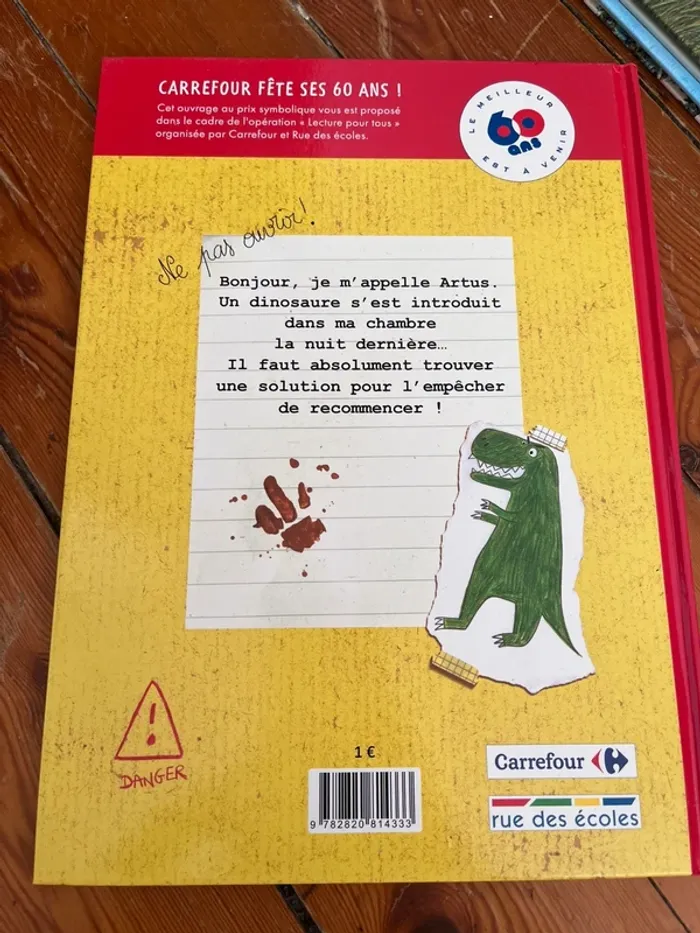 Livre rue des écoles « Artus et les Dinosaures » - photo numéro 2