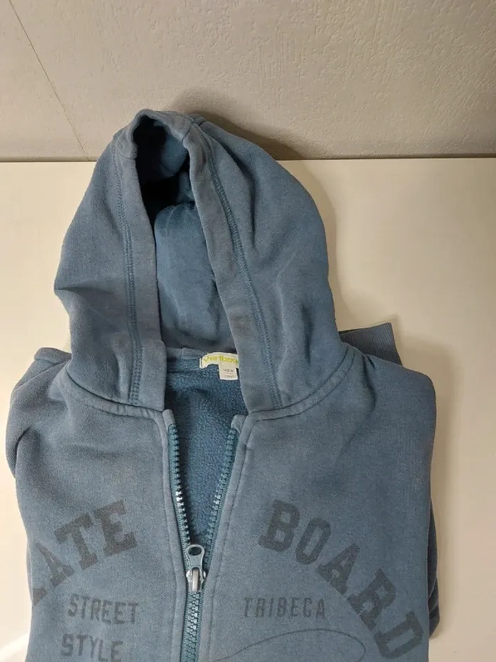 Veste a fermeture bleu " Vertbaudet" - photo numéro 3