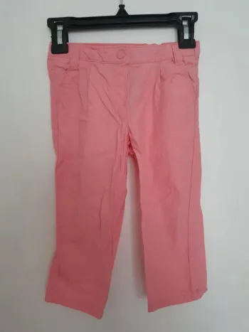Pantalon leger rose chino vertbaudet taille 4 ans