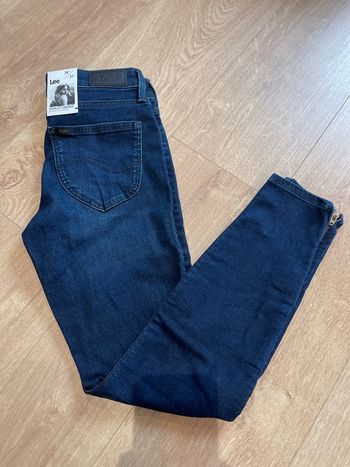 Pantalon, jeans, slim, lee