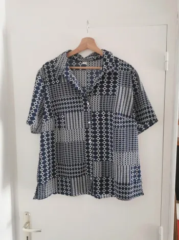 Chemise manche courte vintage