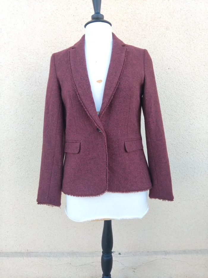 Veste chic Caroll t40 100%laine - photo numéro 2