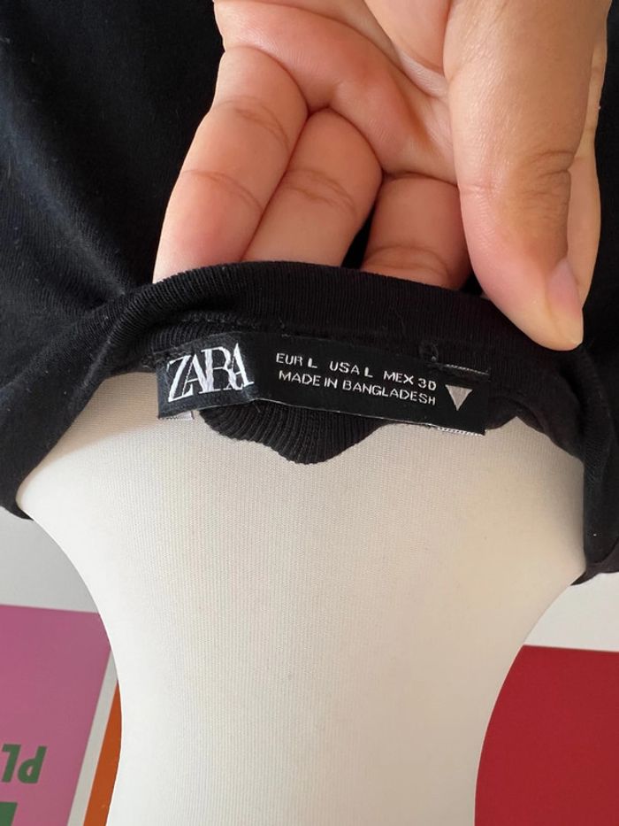 La petite Robe Noire de Zara taille L - photo numéro 3