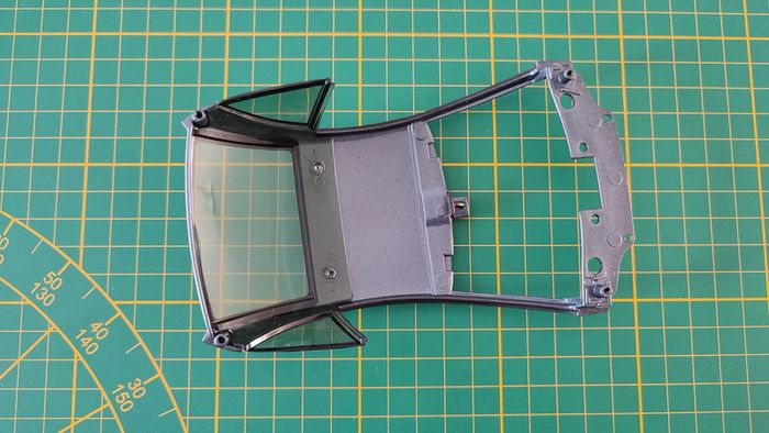 Toit + vitre arrière pièce détachée miniature Peugeot 307 CC Solido 1/18 1/18e 1/18eme #B71 - photo numéro 2