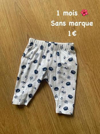 Legging 🌺 1 mois 🌺 Sans marque
