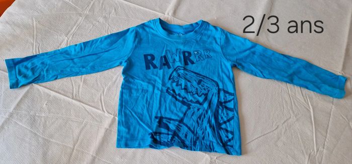 Tee shirt à longue manche 2/3 ans