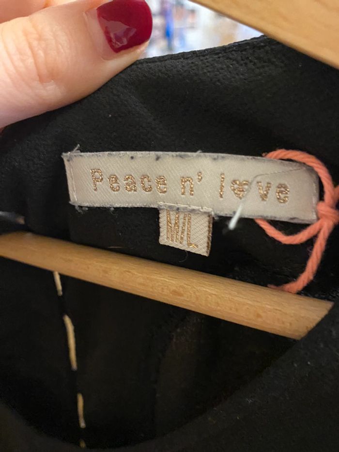 Blouse noire dentelle - photo numéro 4