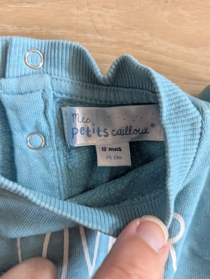 Pull Mes petits cailloux 12 mois Mini Loveur - photo numéro 3