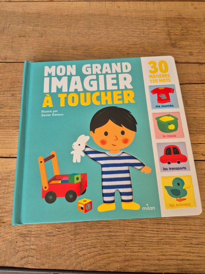 Lot de 2 – Mon grand imagier à toucher – Milan - photo numéro 10