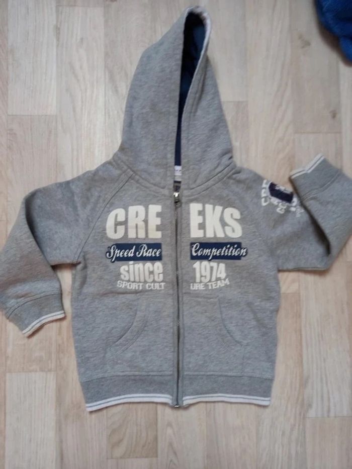 Blouson zippé à capuche