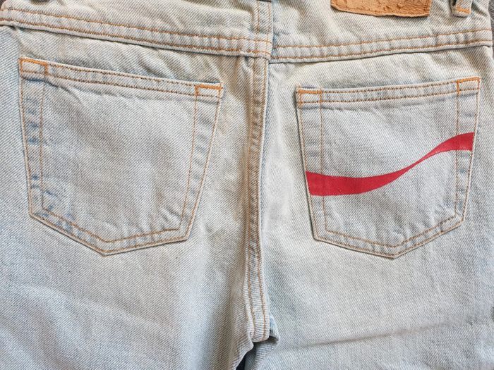 Jean bleu clair fille Coca Cola 8 ans - photo numéro 5