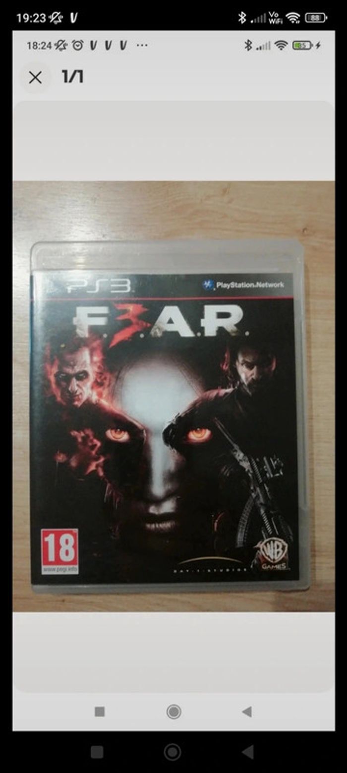 Fear 3 ps3