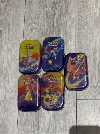 Lot Mini tins kanto