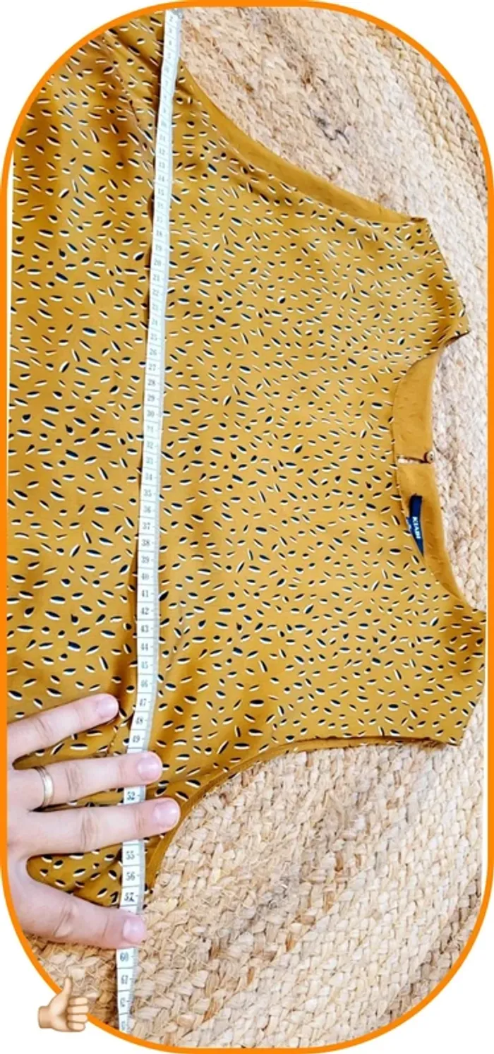 Débardeur imprimé moutarde - KIABI - Taille XL - Très bon état - photo numéro 5