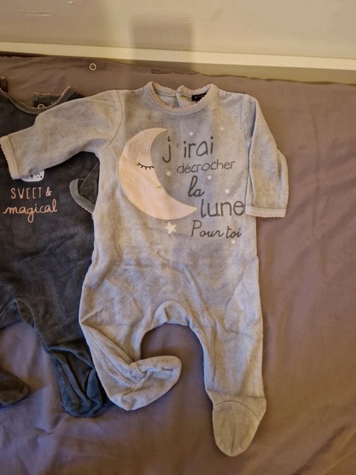 Lot de 4 pyjamas 3 mois - photo numéro 3