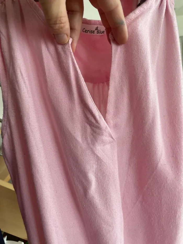 Haut cerise blue M - photo numéro 2