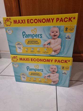234 Couches taille 2 Pampers premium protection