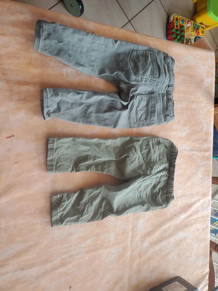Lot de 2 pantalons 18 mois - photo numéro 4