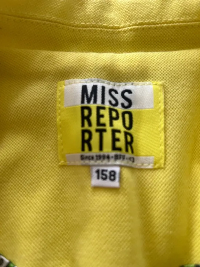 Vends veste jaune 158cm miss reporter très bon état - photo numéro 4