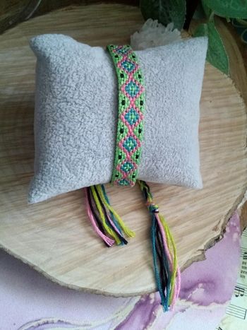 Bracelet réglable en coton