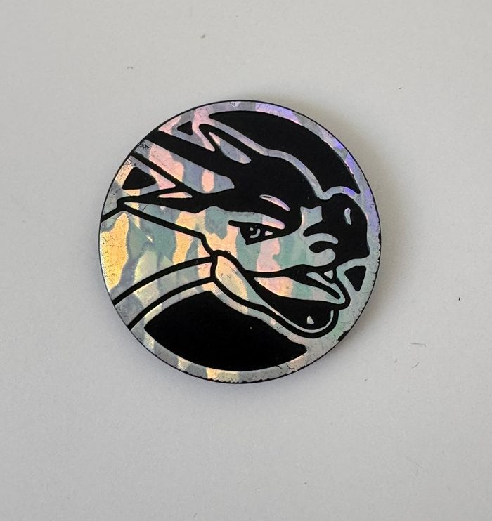 Jeton coin Pokemon silver Dracaufeu charizard