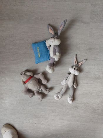 Lot de 3 peluches Looney Tunes