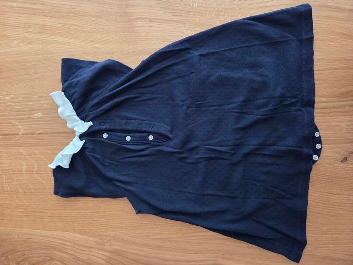 Robe Petit Bateau bleue marine - photo numéro 4