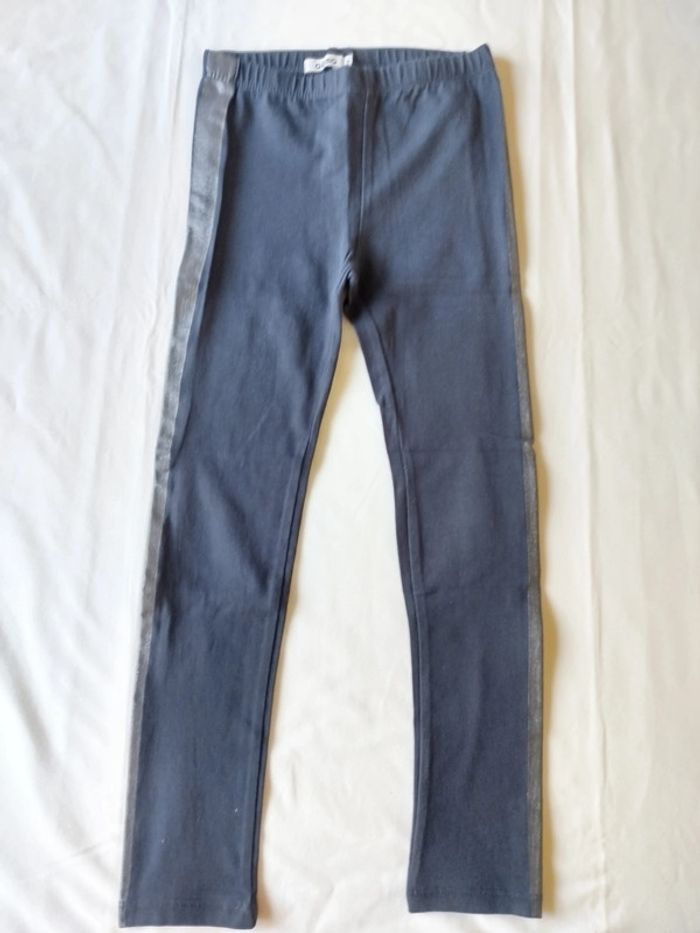 legging long bleu marine 8ans - photo numéro 2