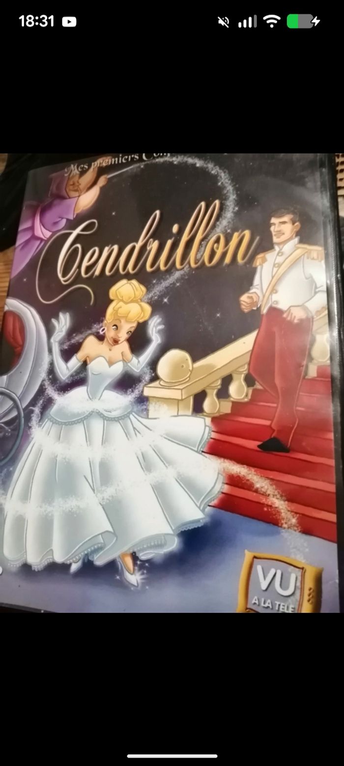 DVD Cendrillon, les premiers contes et chansons.