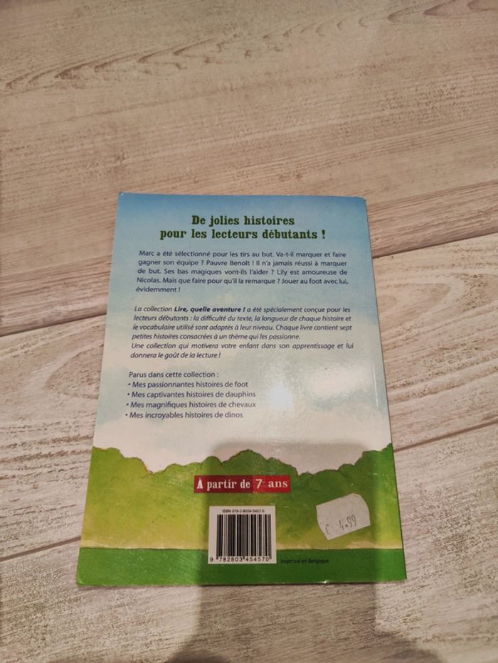 Livre mes passionnantes histoires de foot - photo numéro 3