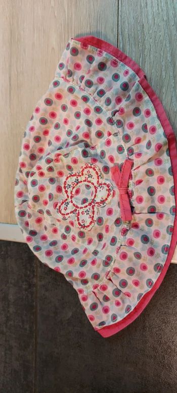 Joli chapeau d été pour bébé, taille 18 à 24 mois, DPAM, nickel