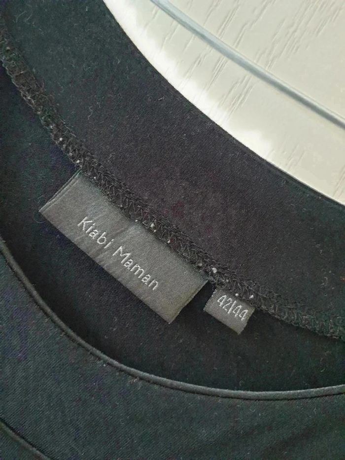 Jolie Robe noire de grossesse 42/44 Kiabi Maman fluide - photo numéro 5