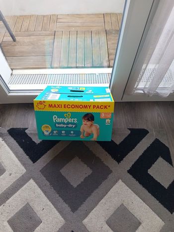 Pampers couches taille 3,4,4+,5+,6